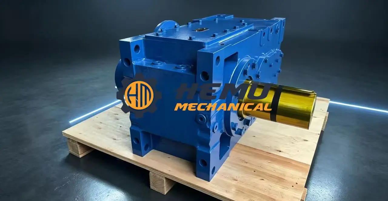 HEMU MC series industrial helical gear unit used for palm oil industry